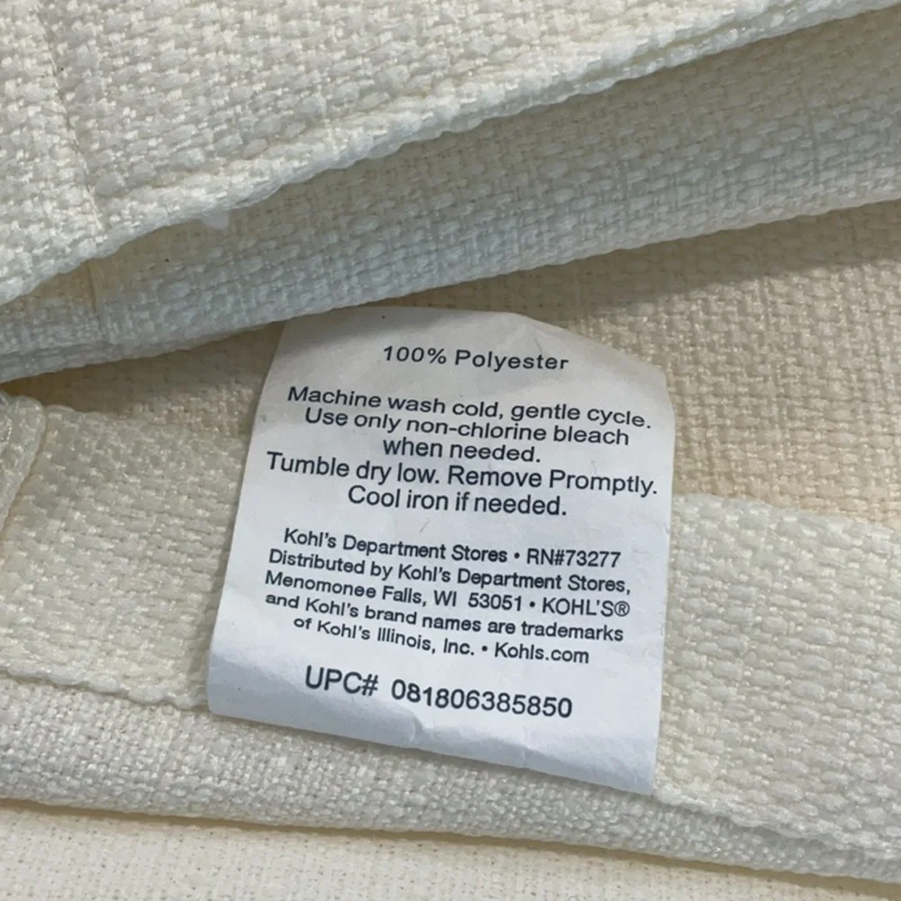 2 sets grommet drapes. The Big One Kohls.